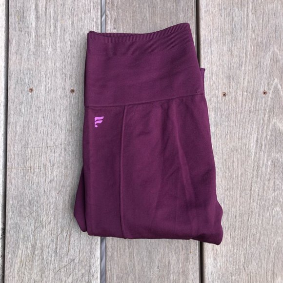 Fabletics Other - Fabletics Leggings - wine red/purple - XS